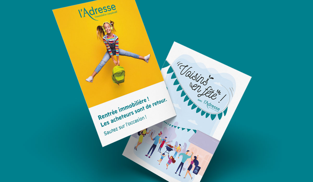 Sélection objets publicitaires pour L'adresse