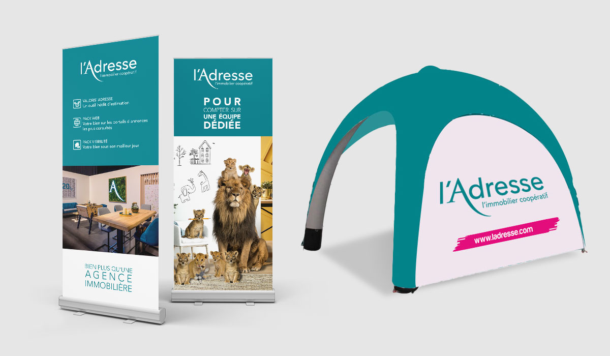 Sélection objets publicitaires pour L'adresse