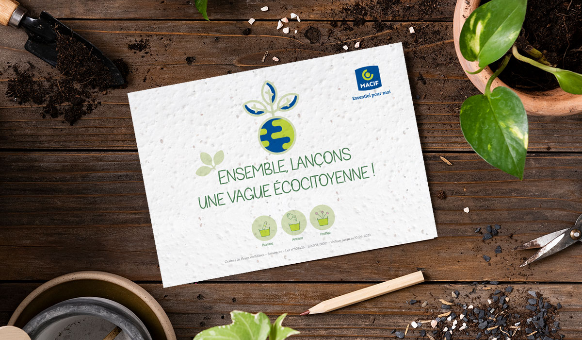 Sélection objets publicitaires pour Macif