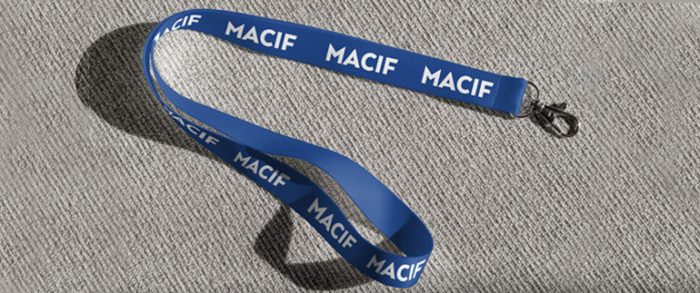 Sélection objets publicitaires pour Macif