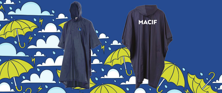 Sélection objets publicitaires pour Macif