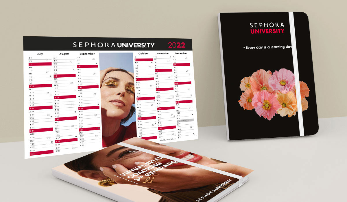 Sélection objets publicitaires pour Sephora