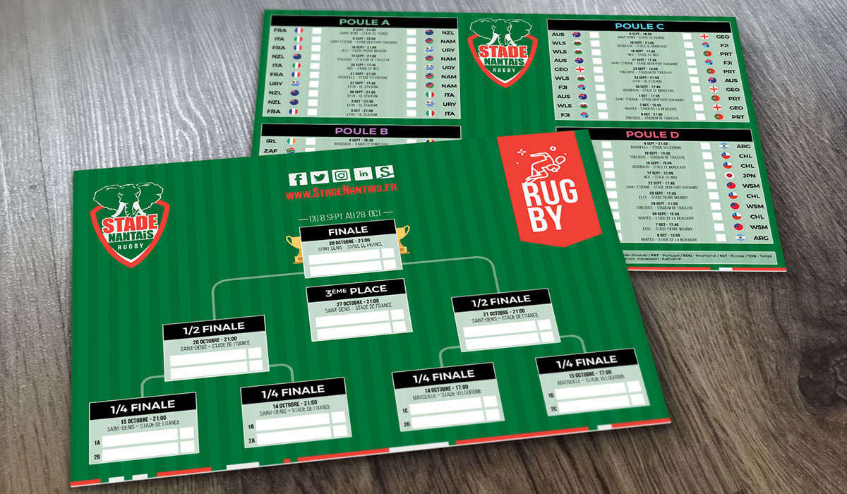 Sélection objets publicitaires pour Stade Nantais
