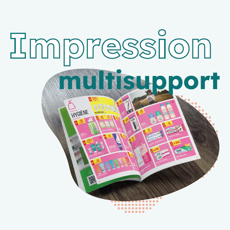 Impression multisupport